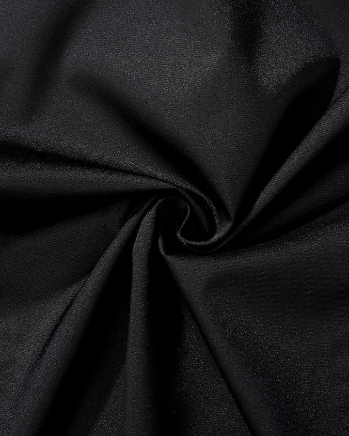 Trendy Wrinkle-Free Men's Shirt - Tom-Black-S-State of Style