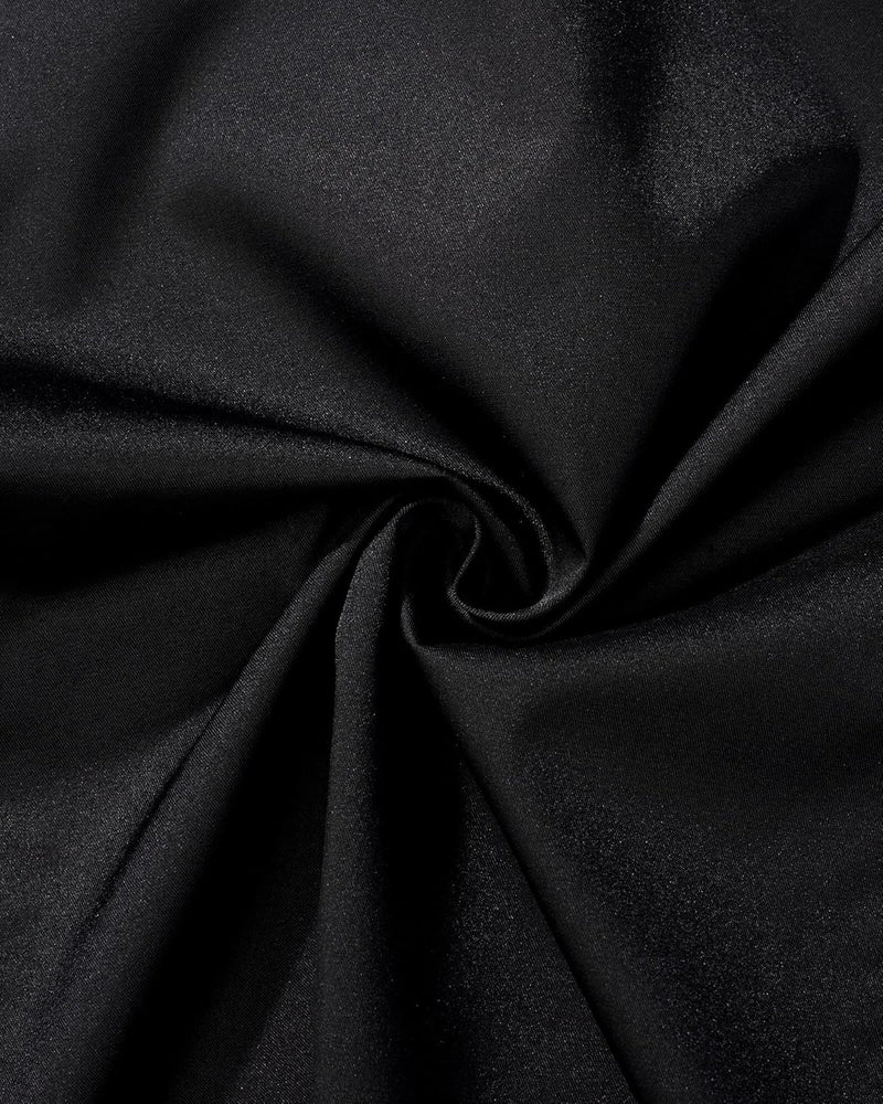 Trendy Wrinkle-Free Men's Shirt - Tom-Black-S-State of Style