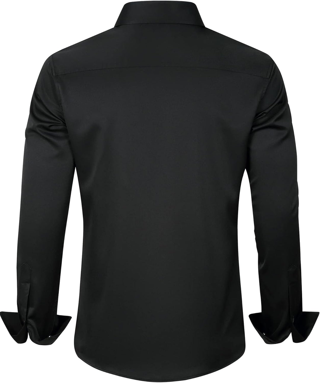 Trendy Wrinkle-Free Men's Shirt - Tom-Black-S-State of Style