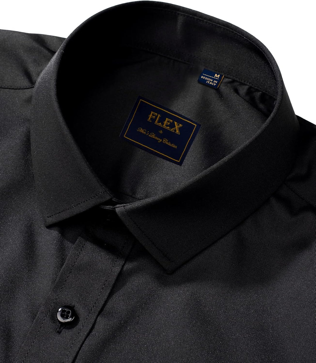 Trendy Wrinkle-Free Men's Shirt - Tom-Black-S-State of Style