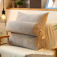 Triangular Back Support Cushion - RelaxBack-Light grey-State of Style