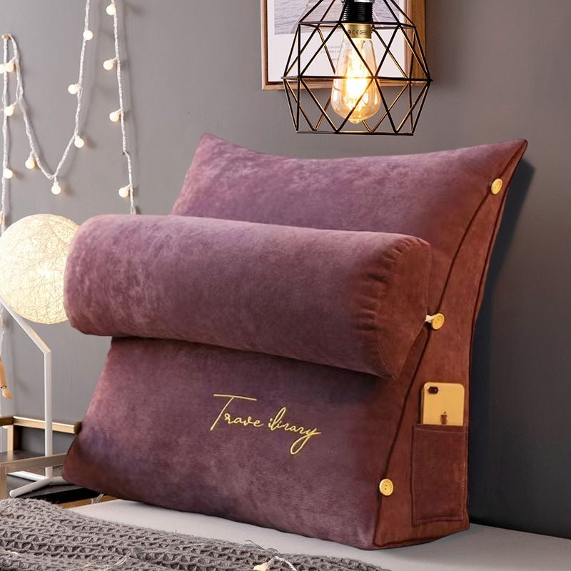 Triangular Back Support Cushion - RelaxBack-Purple-State of Style