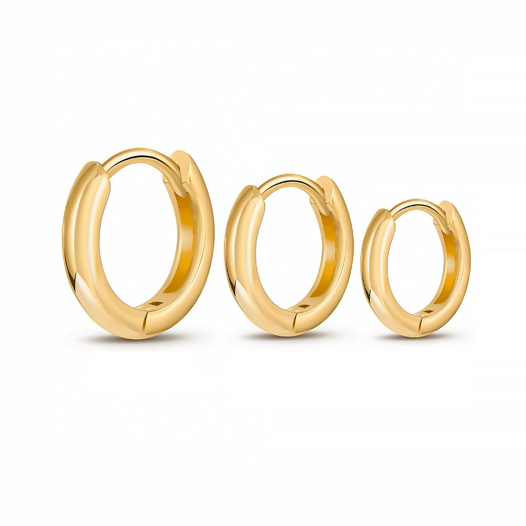 Triella 3-Ring Earring Set-Gold-State of Style