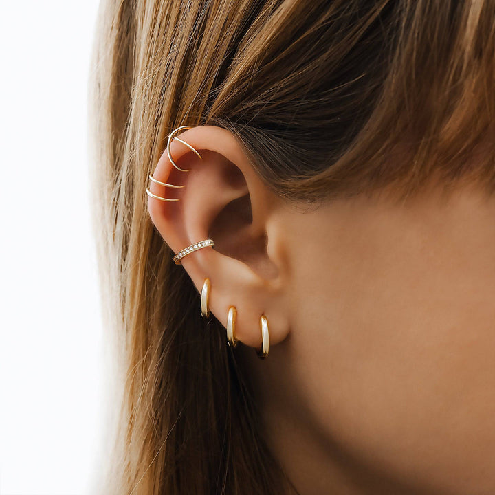 Triella 3-Ring Earring Set-Silver-State of Style