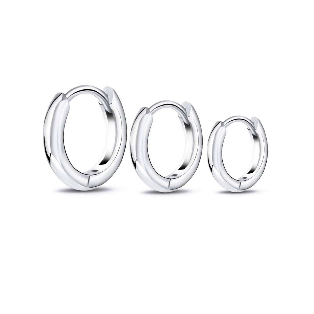 Triella 3-Ring Earring Set-Silver-State of Style