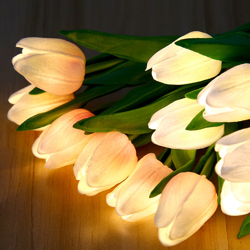 Tulip Night Lamp - LumiTulip-3 Orange-Batteries-State of Style