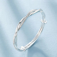 Twisted Silver Bracelet-State of Style
