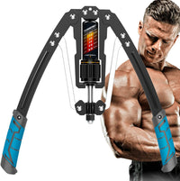 Twister Arm Exerciser – Adjustable Hydraulic Strength (10-200 KG)-Blue-State of Style