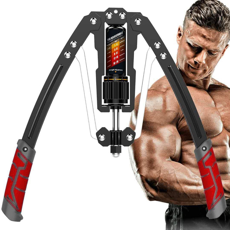 Twister Arm Exerciser – Adjustable Hydraulic Strength (10-200 KG)-Red-State of Style