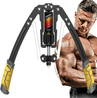 Twister Arm Exerciser – Adjustable Hydraulic Strength (10-200 KG)-Yellow-State of Style