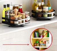 TwistRack 360° - Rotating Storage Rack-1 Tier-Round-State of Style