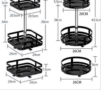 TwistRack 360° - Rotating Storage Rack-1 Tier-Round-State of Style