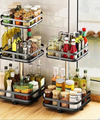 TwistRack 360° - Rotating Storage Rack-1 Tier-Square-State of Style