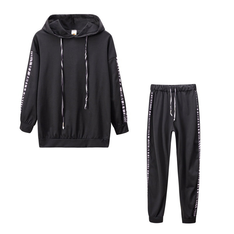 Two-Piece Ladies' Sports Set – Yara-Black-S-State of Style