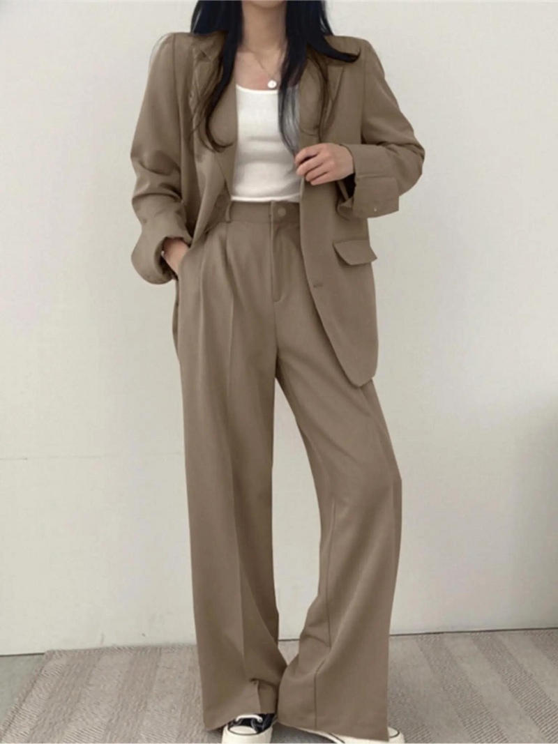 Two-Piece Ladies Suit - Sophie-Black-S-State of Style