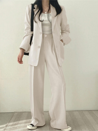 Two-Piece Ladies Suit - Sophie-Black-S-State of Style