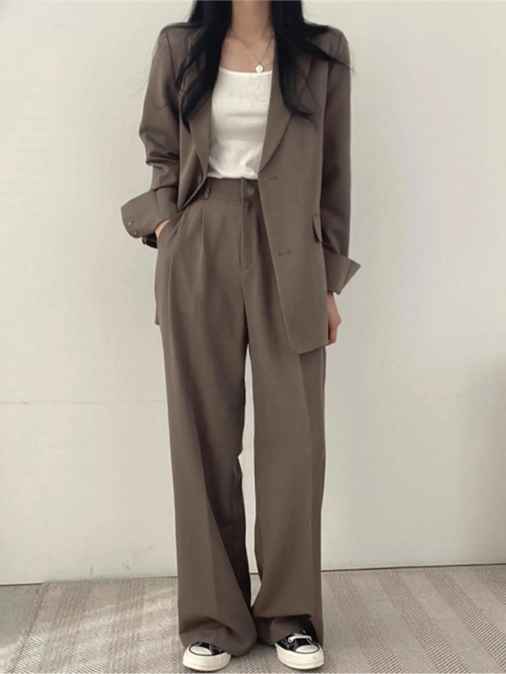 Two-Piece Ladies Suit - Sophie-Black-S-State of Style