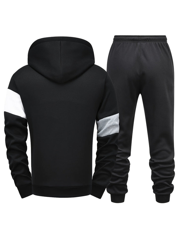 Two-Piece Men's Tracksuit - Lorenzo-Beige-S-State of Style