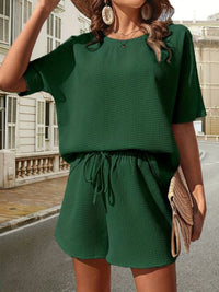 Two-Piece Summer Set for Ladies - Isla-Green-S-State of Style