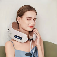 U-Shaped Neck Pillow with Memory Foam & USB Rechargeable Heating - NeckEase Pro-State of Style