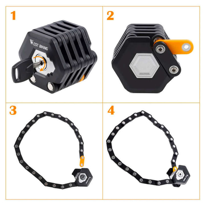 Ultimate Safe Bike Lock - TitanLock Pro-1 Bicycle lock-State of Style