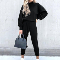 Ultimate Soft Home Suit | Cosy & Stylish Loungewear Set-Black-S-State of Style
