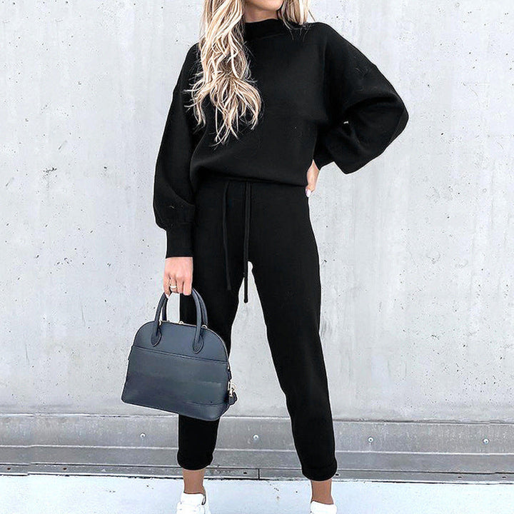Ultimate Soft Home Suit | Cosy & Stylish Loungewear Set-Black-S-State of Style