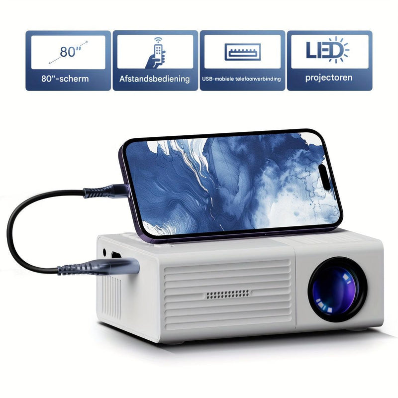 Ultra-Bright Mini Projector (3000 Lumen) - LumoBeam-State of Style