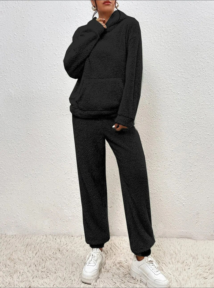 Ultra-Comfortable Teddy Loungewear with Hood - Lana-White-XS-State of Style