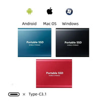 Ultra-Fast External SSD - SpeedDrive Pro-Black-2TB-State of Style