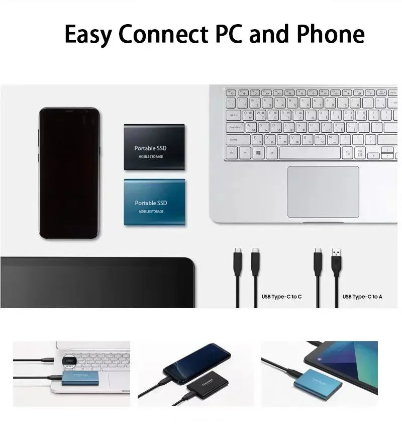 Ultra-Fast External SSD - SpeedDrive Pro-Black-2TB-State of Style