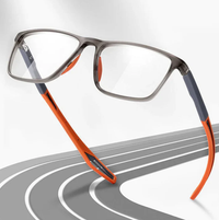 Ultra-light Men's Reading Glasses with Anti-Blue Light Protection - Orlando-Orange-State of Style