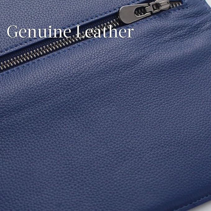 Ultra-thin RFID Blocking Leather Card Wallet - Renée-Black-State of Style