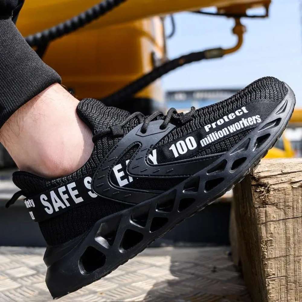 Ultralight Breathable Safety Shoes - ProGuard-Black-6.5-State of Style