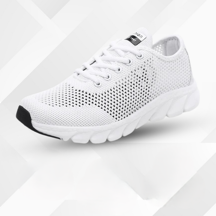 Ultralight orthopaedic barefoot shoes for women – Mirella-White-3-State of Style