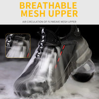 Ultralight Safety Shoes with Steel Toe - SteelFlex One-Black-4.5-State of Style
