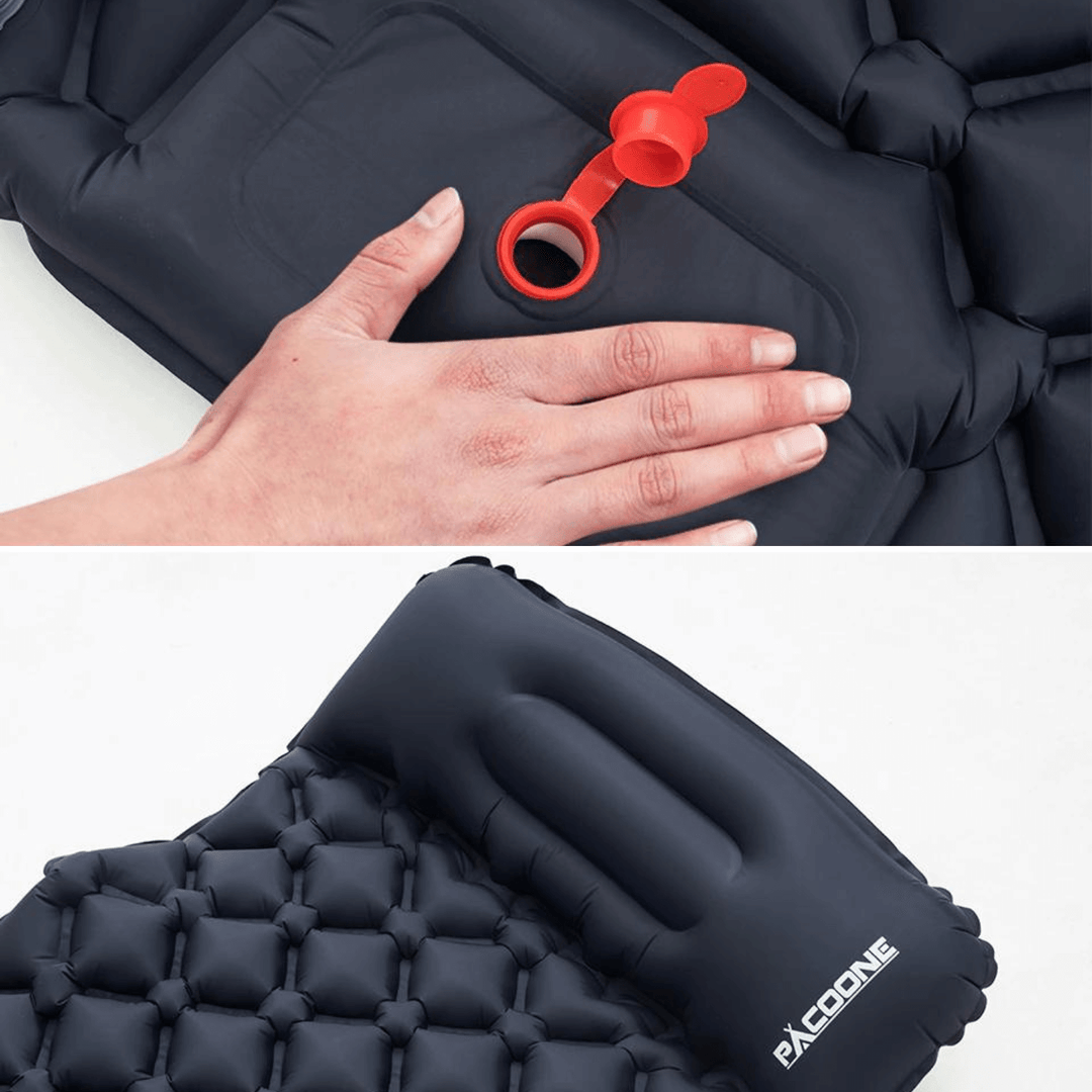 Ultralight Waterproof Sleeping Mat with Built-in Pump - AirRest-Grey-State of Style