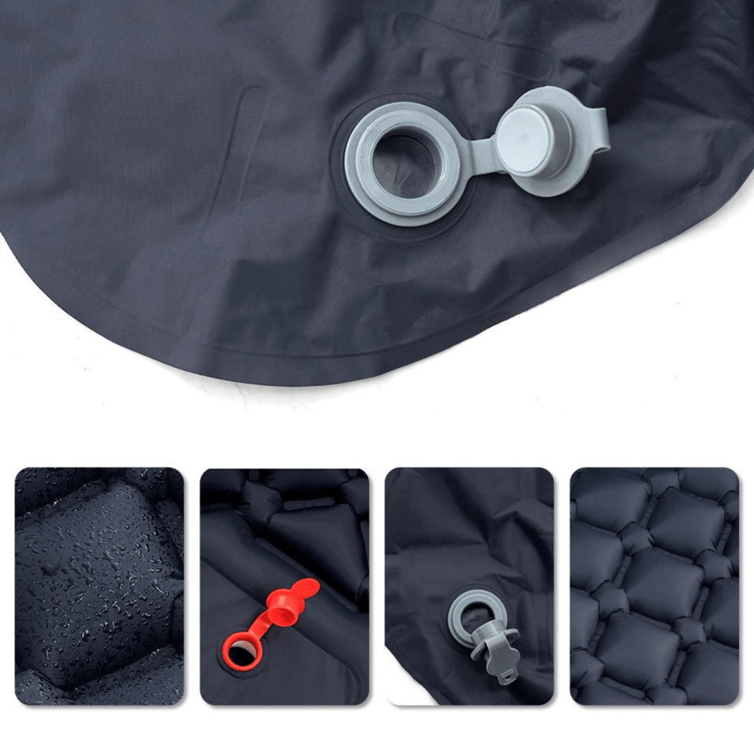 Ultralight Waterproof Sleeping Mat with Built-in Pump - AirRest-Grey-State of Style
