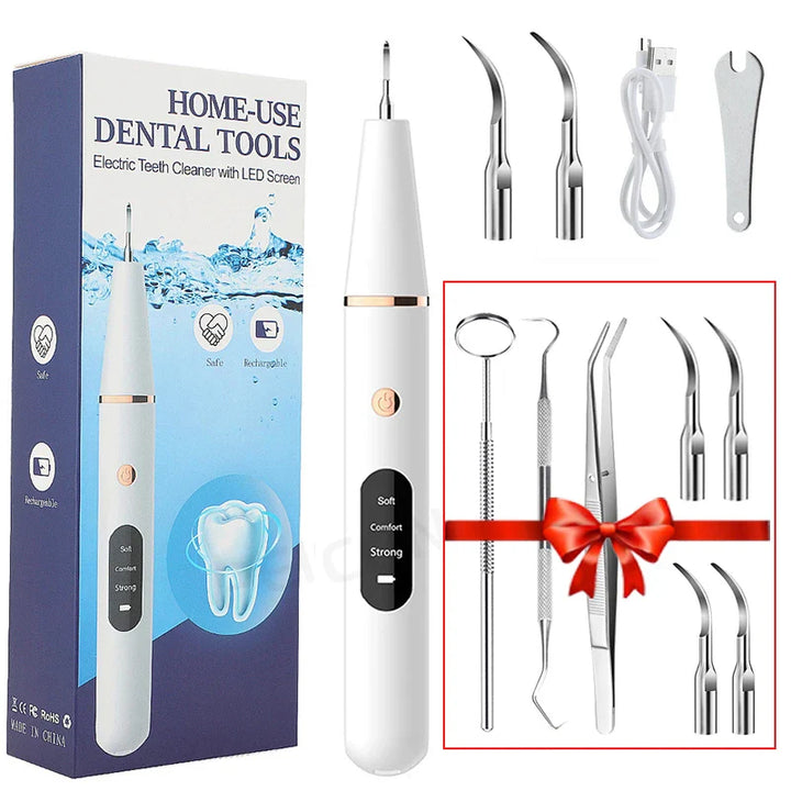 Ultrasonic Tooth Cleaner - SonicClean-Complete Set + 4 Brackets-State of Style
