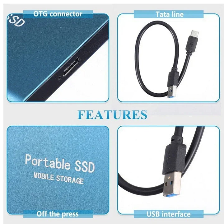 Ultraspeed External SSD - SpeedDrive Pro-Black-2TB-State of Style