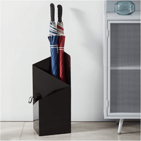 Umbrella stand with drip tray – Strömma-Black-State of Style