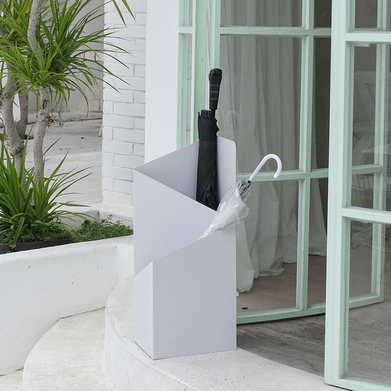 Umbrella stand with drip tray – Strömma-Red-State of Style