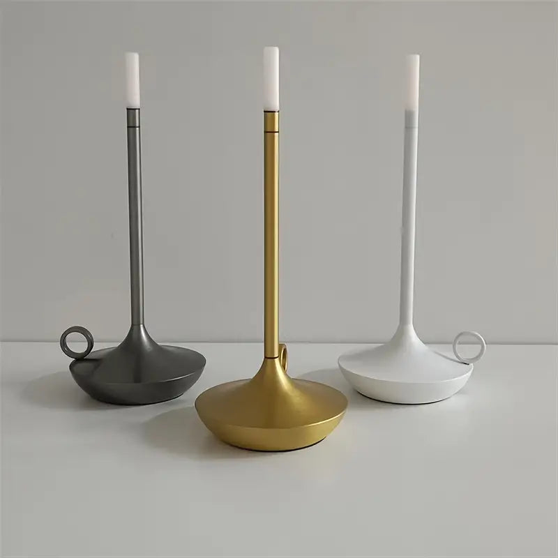 Unique and Luxury Candle Holder Lamp - LuxuryCandle-Black-State of Style