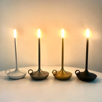 Unique and Luxury Candle Holder Lamp - LuxuryCandle-Black-State of Style