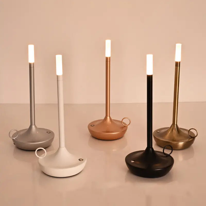 Unique and Luxury Candle Holder Lamp - LuxuryCandle-Black-State of Style