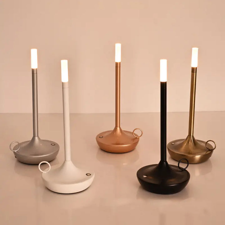 Unique and Luxury Candle Holder Lamp - LuxuryCandle-Black-State of Style