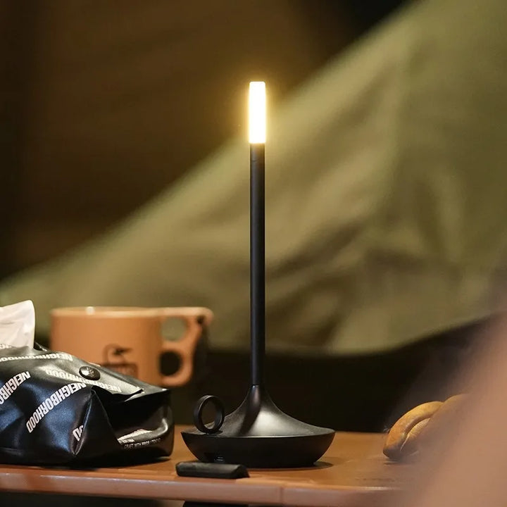 Unique and Luxury Candle Holder Lamp - LuxuryCandle-Black-State of Style