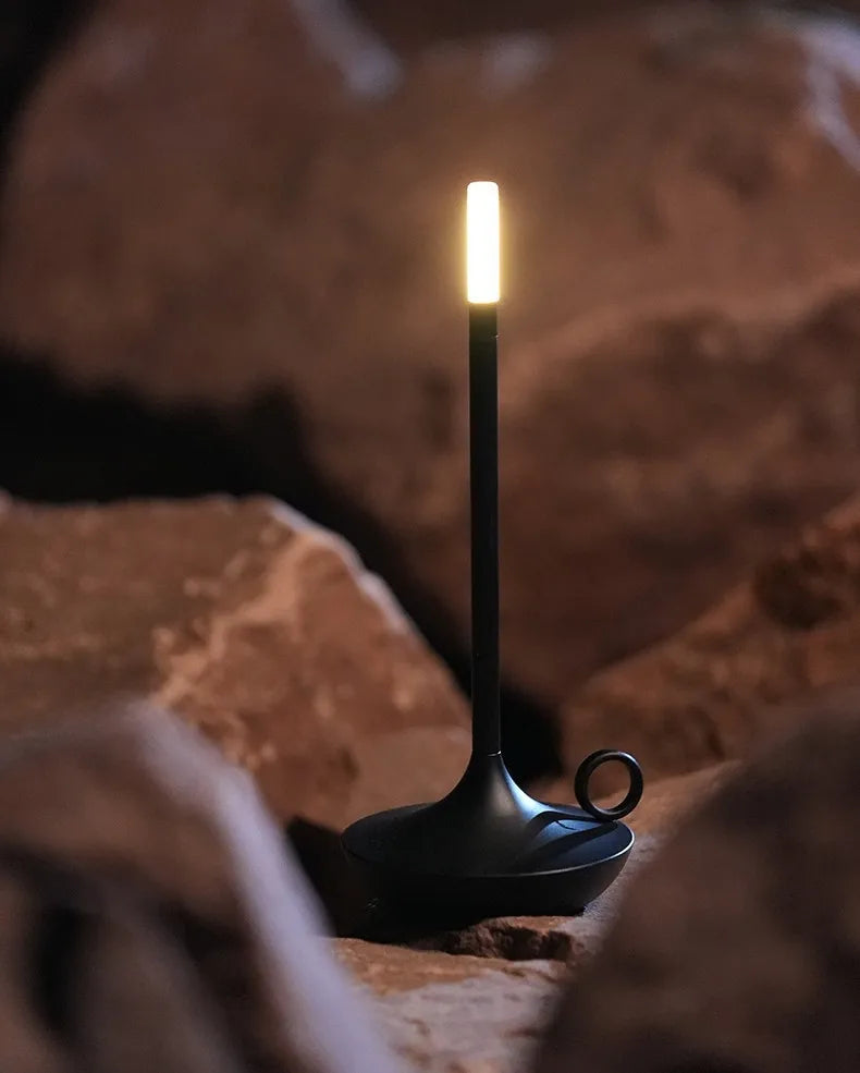 Unique and Luxury Candle Holder Lamp - LuxuryCandle-Black-State of Style