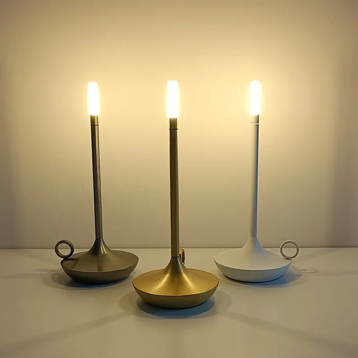 Unique and Luxury Candle Holder Lamp - LuxuryCandle-Black-State of Style