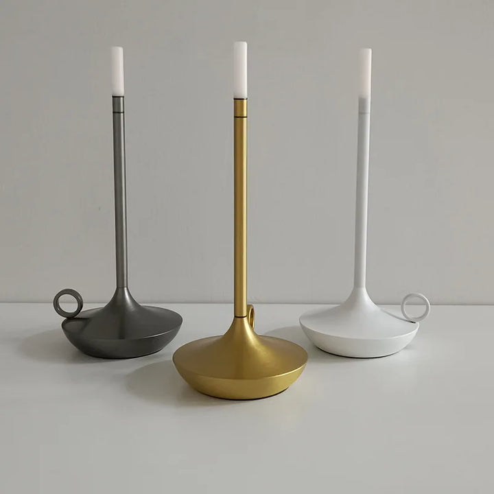 Unique and Luxury Candle Holder Lamp - LuxuryCandle-Black-State of Style